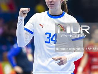 FRANKOVA Julie is in action during Romania vs. Czechia - Women's EHF EURO 2024, in Fonix Arena, Debrecen, on November 29, 2024 (