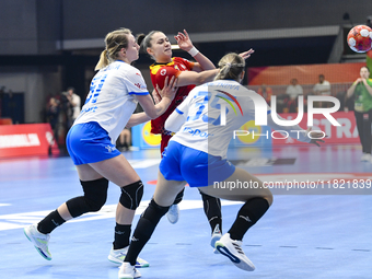 NECULA Ioana Rebeca participates in the match between Romania and Czechia during the Women's EHF EURO 2024 in Fonix Arena, Debrecen, on Nove...