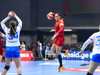 BAZALIU Bianca Maria is in action during the Romania vs. Czechia match at the Women's EHF EURO 2024 in Fonix Arena, Debrecen, on November 29...