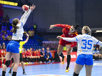 BAZALIU Bianca Maria is in action during the Romania vs. Czechia match at the Women's EHF EURO 2024 in Fonix Arena, Debrecen, on November 29...