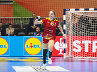 Oana Doina Bors participates in the match between Romania and Czechia during the Women's EHF EURO 2024 in Debrecen, Hungary, on November 29,...