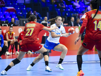 SUSTACKOVA Marketa is in action during the Romania vs. Czechia match at the Women's EHF EURO 2024 in Fonix Arena, Debrecen, on November 29,...