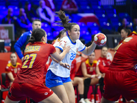 SUSTACKOVA Marketa is in action during the Romania vs. Czechia match at the Women's EHF EURO 2024 in Fonix Arena, Debrecen, on November 29,...