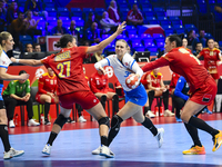 STELLNEROVA Alena is in action during Romania vs. Czechia - Women's EHF EURO 2024, in Fonix Arena, Debrecen, on November 29, 2024 (