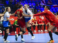 STELLNEROVA Alena is in action during Romania vs. Czechia - Women's EHF EURO 2024, in Fonix Arena, Debrecen, on November 29, 2024 (