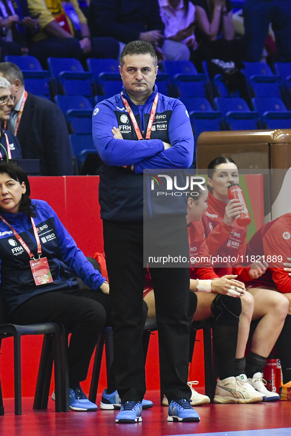 PERA Constantin Florentin participates in the Romania vs. Czechia match during the Women's EHF EURO 2024 in Fonix Arena, Debrecen, on Novemb...