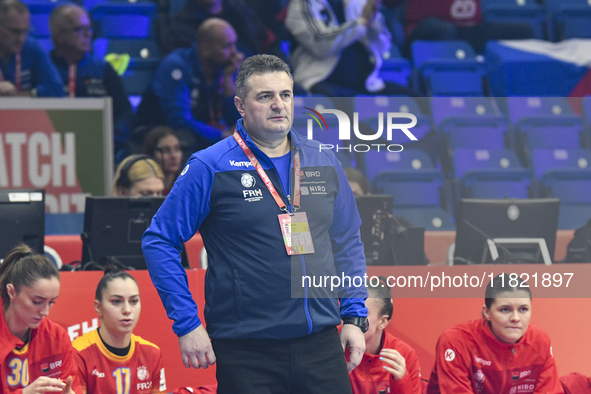 PERA Constantin Florentin participates in the match between Romania and Czechia during the Women's EHF EURO 2024 in Debrecen, Hungary, on No...