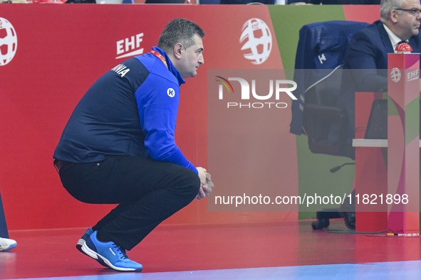 PERA Constantin Florentin participates in the match between Romania and Czechia during the Women's EHF EURO 2024 in Debrecen, Hungary, on No...