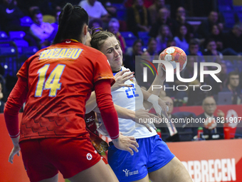 SUSTACKOVA Marketa is in action during the Romania vs. Czechia match at the Women's EHF EURO 2024 in Fonix Arena, Debrecen, on November 29,...