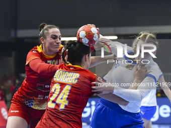 SUSTACKOVA Marketa is in action during the Romania vs. Czechia match at the Women's EHF EURO 2024 in Fonix Arena, Debrecen, on November 29,...