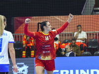 BAZALIU Bianca Maria is in action during the Romania vs. Czechia match at the Women's EHF EURO 2024 in Fonix Arena, Debrecen, on November 29...