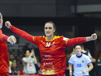 BAZALIU Bianca Maria is in action during the Romania vs. Czechia match at the Women's EHF EURO 2024 in Fonix Arena, Debrecen, on November 29...