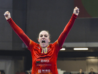 POPA Andreea - Cristina is in action during the Romania vs. Czechia match at the Women's EHF EURO 2024 in Fonix Arena, Debrecen, on November...