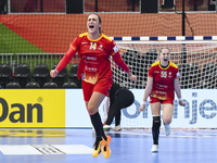 BAZALIU Bianca Maria is in action during the Romania vs. Czechia match at the Women's EHF EURO 2024 in Fonix Arena, Debrecen, on November 29...