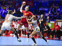 RAICEVIC Milena is in action during the Montenegro vs. Serbia match at the Women's EHF EURO 2024 in Fonix Arena, Debrecen, on November 29, 2...