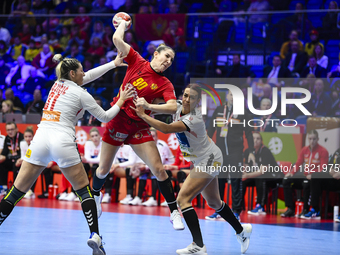 RAICEVIC Milena is in action during Montenegro vs. Serbia - Women's EHF EURO 2024 in Fonix Arena, Debrecen, on November 29, 2024 (