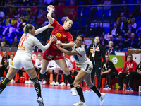 RAICEVIC Milena is in action during Montenegro vs. Serbia - Women's EHF EURO 2024 in Fonix Arena, Debrecen, on November 29, 2024 (