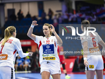 JOVOVIC Jovana participates in the match between Montenegro and Serbia during the Women's EHF EURO 2024 in Fonix Arena, Debrecen, on Novembe...