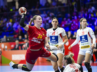 BRNOVIC Tatjana is in action during the Montenegro vs. Serbia match at the Women's EHF EURO 2024 in Fonix Arena, Debrecen, on November 29, 2...