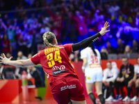 BRNOVIC Tatjana is in action during the Montenegro vs. Serbia match at the Women's EHF EURO 2024 in Fonix Arena, Debrecen, on November 29, 2...