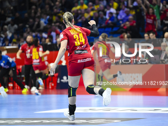 BRNOVIC Tatjana is in action during the Montenegro vs. Serbia match at the Women's EHF EURO 2024 in Fonix Arena, Debrecen, on November 29, 2...