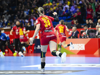 BRNOVIC Tatjana is in action during the Montenegro vs. Serbia match at the Women's EHF EURO 2024 in Fonix Arena, Debrecen, on November 29, 2...