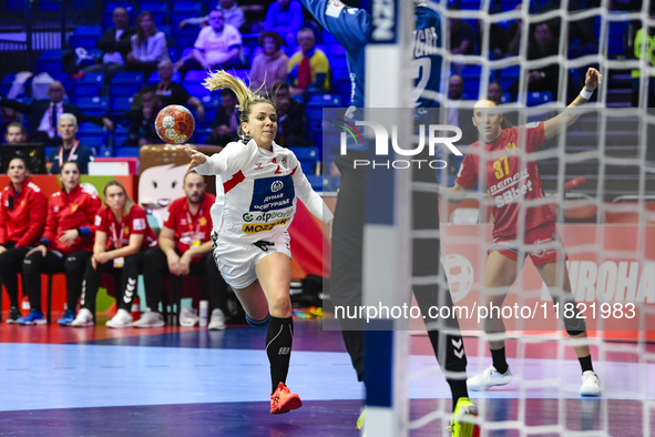 RADOSAVLJEVIC Sanja participates in the match between Montenegro and Serbia during the Women's EHF EURO 2024 in Fonix Arena, Debrecen, on No...