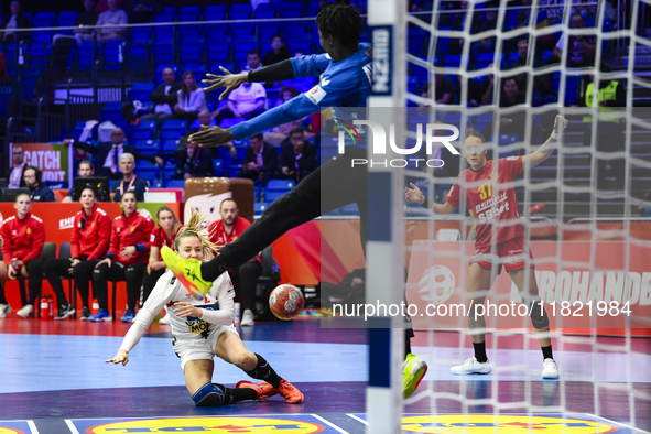 RADOSAVLJEVIC Sanja participates in the match between Montenegro and Serbia during the Women's EHF EURO 2024 in Fonix Arena, Debrecen, on No...