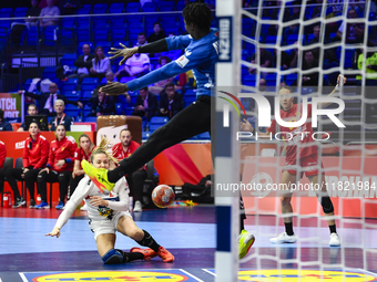 RADOSAVLJEVIC Sanja participates in the match between Montenegro and Serbia during the Women's EHF EURO 2024 in Fonix Arena, Debrecen, on No...