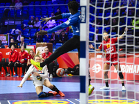 RADOSAVLJEVIC Sanja participates in the match between Montenegro and Serbia during the Women's EHF EURO 2024 in Fonix Arena, Debrecen, on No...