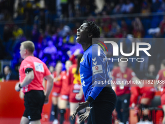 ATTINGRE Armelle Kelly participates in the Montenegro vs. Serbia match during the Women's EHF EURO 2024 in Fonix Arena, Debrecen, on Novembe...