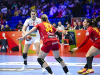 LAZIC Emilija participates in the match between Montenegro and Serbia during the Women's EHF EURO 2024 in Fonix Arena, Debrecen, Hungary, on...