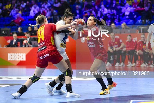 IVANOVIC Tanja participates in the match between Montenegro and Serbia during the Women's EHF EURO 2024 in Fonix Arena, Debrecen, on Novembe...