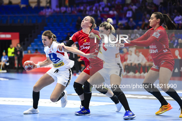 JOVOVIC Jovana participates in the match between Montenegro and Serbia during the Women's EHF EURO 2024 in Fonix Arena, Debrecen, on Novembe...