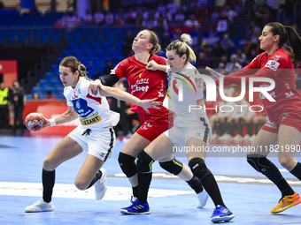 JOVOVIC Jovana participates in the match between Montenegro and Serbia during the Women's EHF EURO 2024 in Fonix Arena, Debrecen, on Novembe...