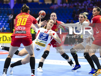 JOVOVIC Jovana participates in the match between Montenegro and Serbia during the Women's EHF EURO 2024 in Fonix Arena, Debrecen, on Novembe...