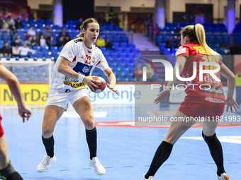 JOVOVIC Jovana participates in the match between Montenegro and Serbia during the Women's EHF EURO 2024 in Fonix Arena, Debrecen, on Novembe...