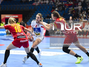 JOVOVIC Jovana participates in the match between Montenegro and Serbia during the Women's EHF EURO 2024 in Fonix Arena, Debrecen, on Novembe...