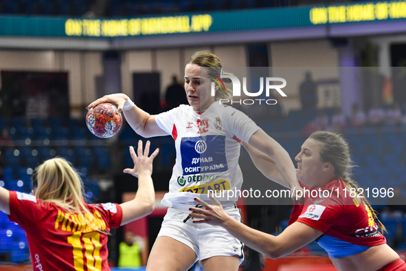 JOVOVIC Jovana participates in the match between Montenegro and Serbia during the Women's EHF EURO 2024 in Fonix Arena, Debrecen, on Novembe...