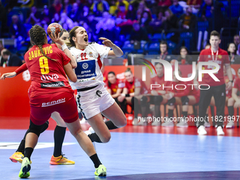 JOVOVIC Jovana participates in the match between Montenegro and Serbia during the Women's EHF EURO 2024 in Fonix Arena, Debrecen, on Novembe...