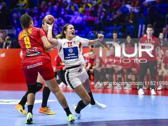 JOVOVIC Jovana participates in the match between Montenegro and Serbia during the Women's EHF EURO 2024 in Fonix Arena, Debrecen, on Novembe...