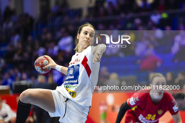 JOVOVIC Jovana participates in the match between Montenegro and Serbia during the Women's EHF EURO 2024 in Fonix Arena, Debrecen, on Novembe...