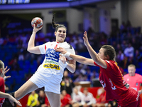 LAZIC Emilija participates in the match between Montenegro and Serbia during the Women's EHF EURO 2024 in Fonix Arena, Debrecen, Hungary, on...