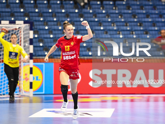 MUGOSA Dijana is in action during Montenegro vs. Serbia - Women's EHF EURO 2024 in Fonix Arena, Debrecen, on November 29, 2024 (