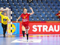 MUGOSA Dijana is in action during Montenegro vs. Serbia - Women's EHF EURO 2024 in Fonix Arena, Debrecen, on November 29, 2024 (