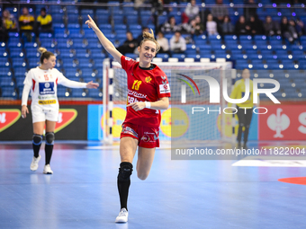 MUGOSA Dijana is in action during Montenegro vs. Serbia - Women's EHF EURO 2024 in Fonix Arena, Debrecen, on November 29, 2024 (