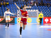 MUGOSA Dijana is in action during Montenegro vs. Serbia - Women's EHF EURO 2024 in Fonix Arena, Debrecen, on November 29, 2024 (