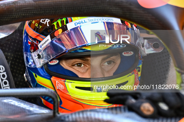 Australian driver Oscar Piastri of McLaren Mercedes prepares to drive during the first practice session of the Formula 1 Grand Prix of Qatar...