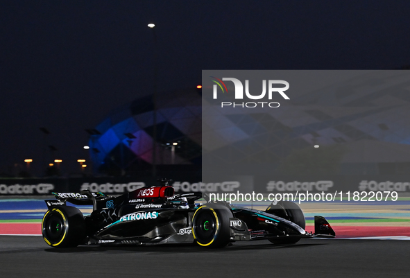 Argentinian Formula One driver Franco Colapinto of Williams walks through the paddock as he arrives ahead of the Formula 1 Grand Prix of Qat...