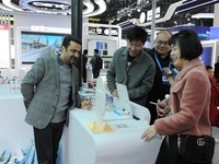 Visitors experience the 2024 Quantum Technology and Industry Conference in Hefei, China, on November 30, 2024. (